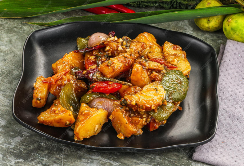 Fried Plantain with Beef Meat Sauce <br> Per Head